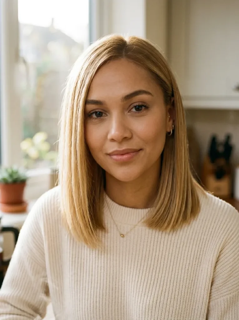 Sleek Blunt Lob