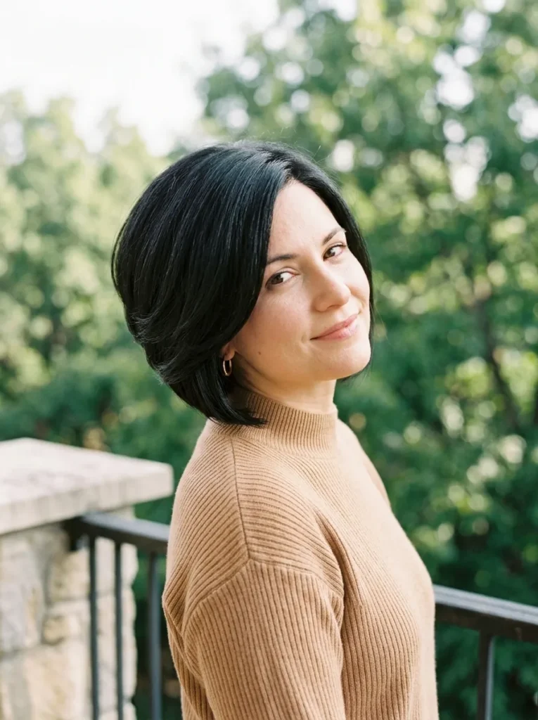 Sleek Bob With Lift