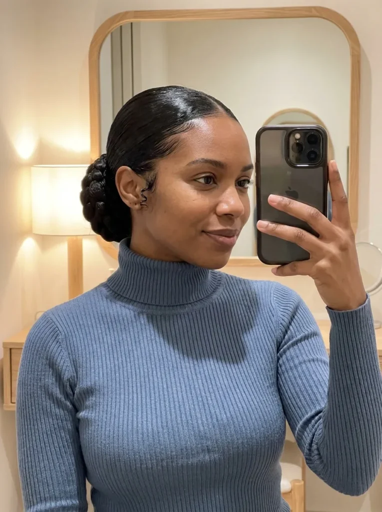 Sleek Braided Bun