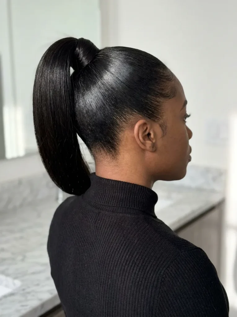 Sleek Fade Ponytail