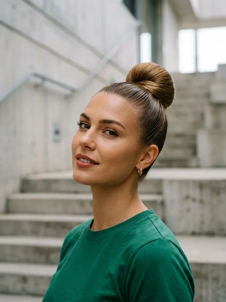 Sleek High Bun