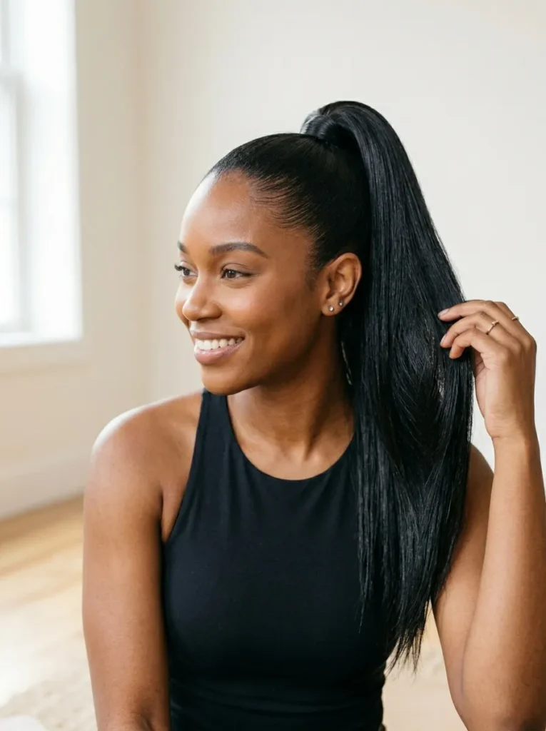 Sleek High Ponytail