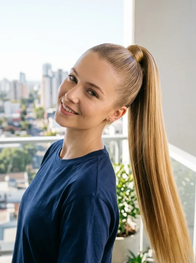 Sleek High Ponytail