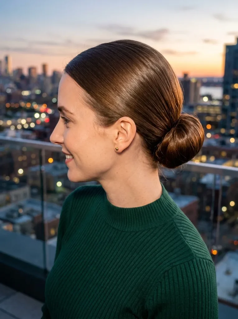 Sleek Low Bun