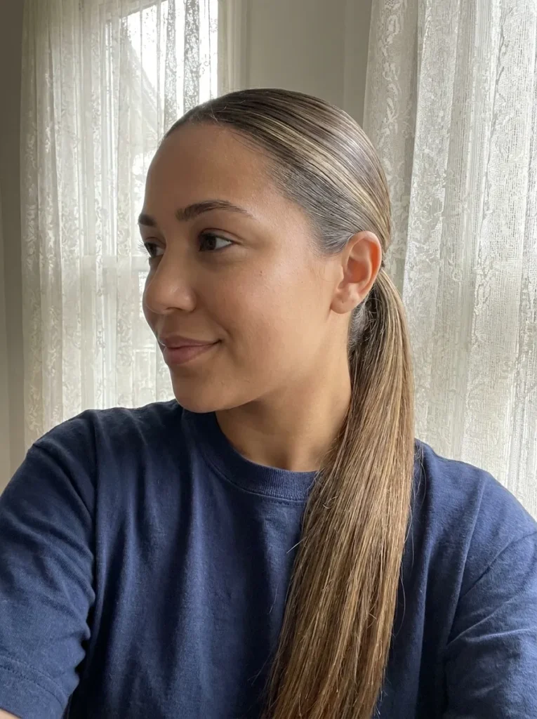 Sleek Low Ponytail