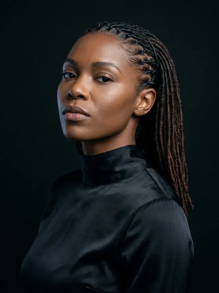 Slicked Back Locs