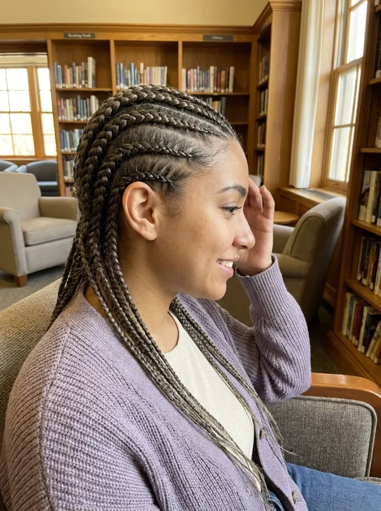 Small Feed-In Cornrows