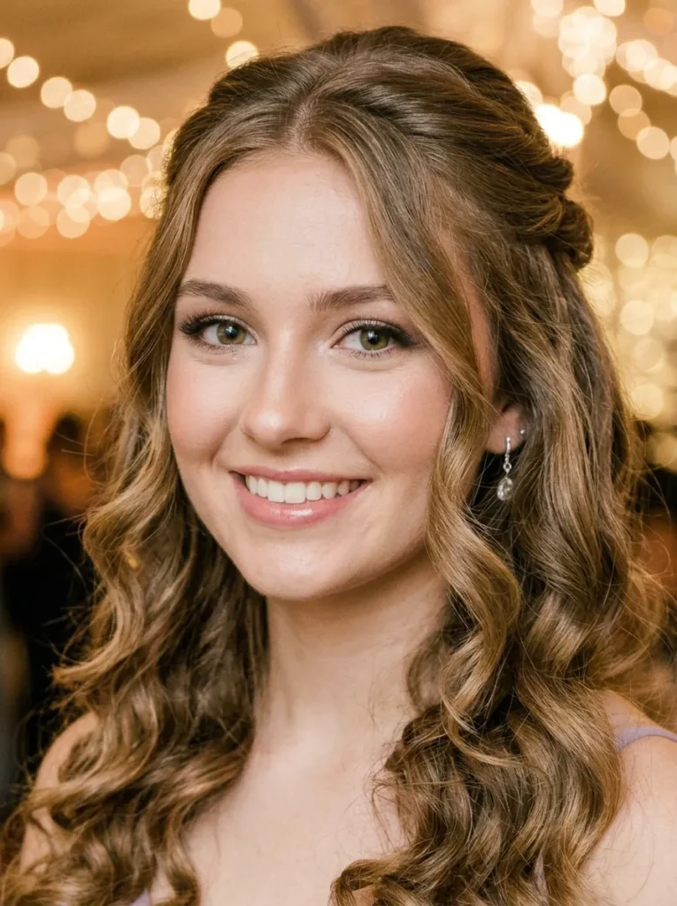 Soft Glam Half-Up