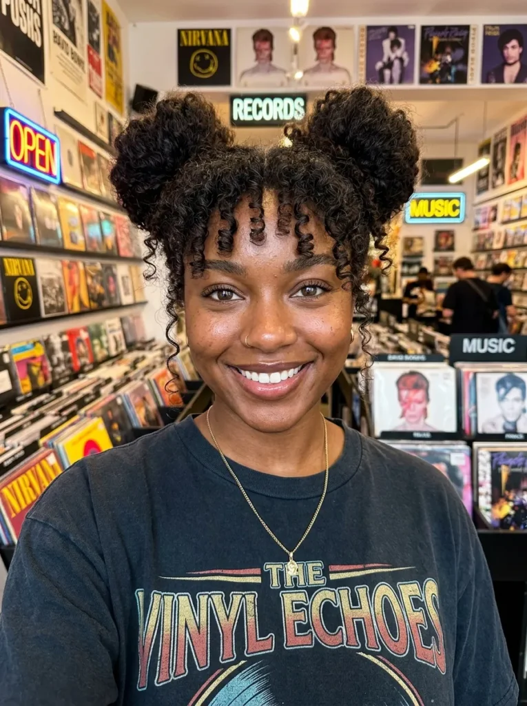 Space Buns With Fringe