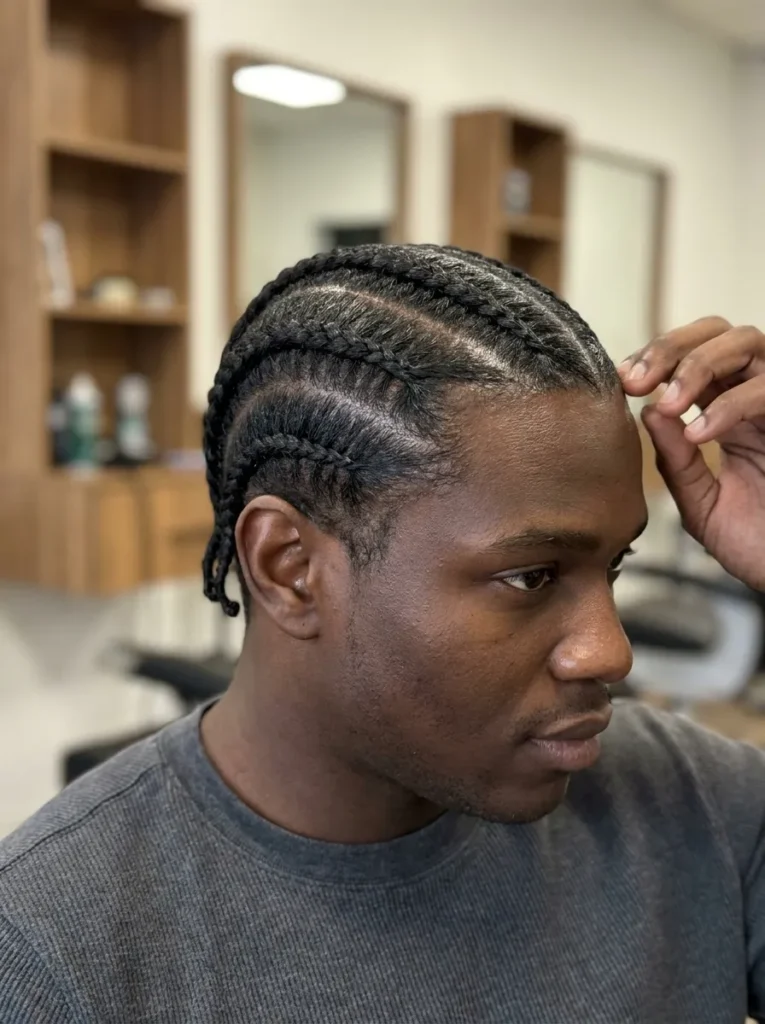 Straight Back Cornrows