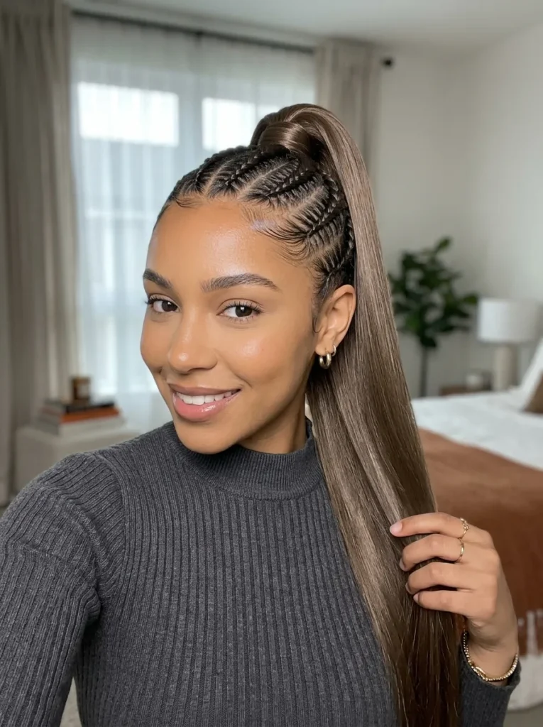 Straight Ponytail Blend