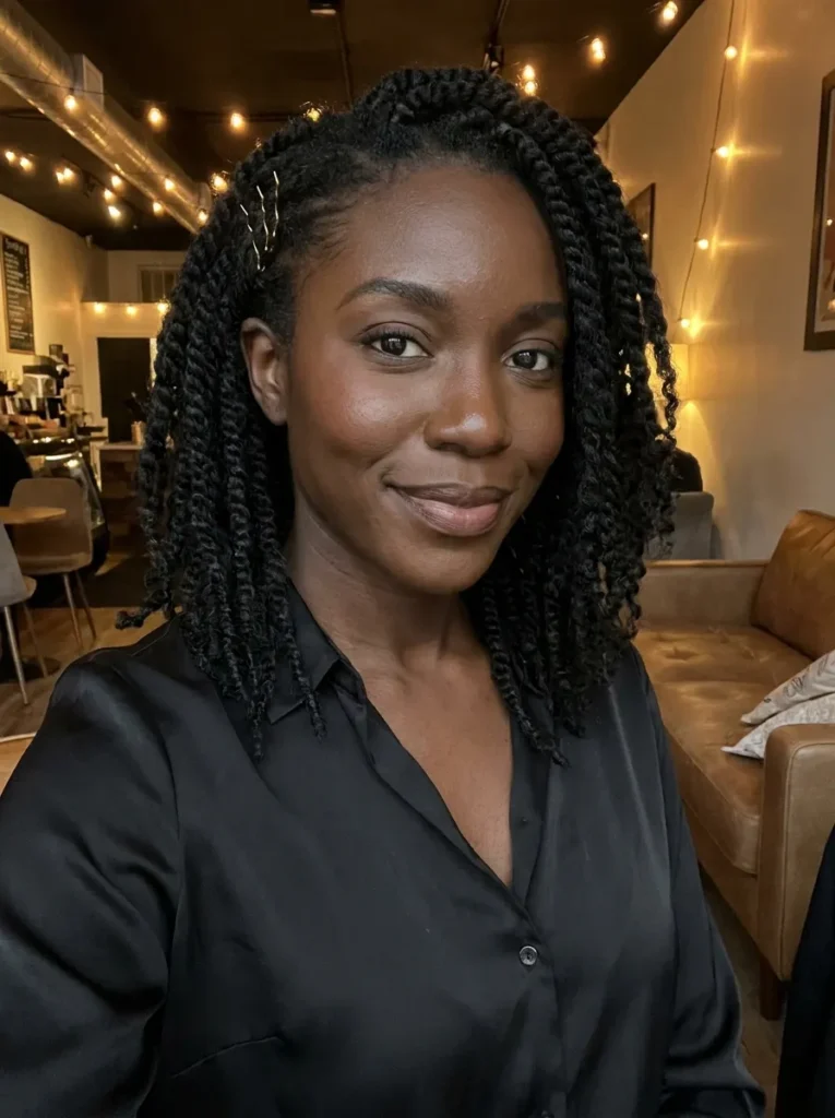 Swept Back Bobby Pin Style