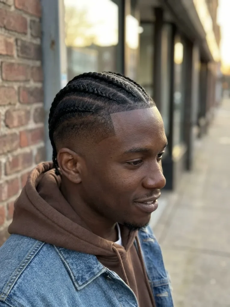 Taper Fade Cornrows