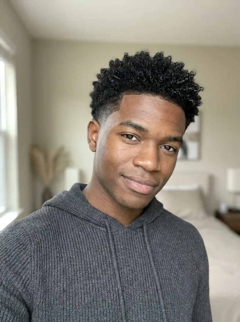 Taper Fade Curls