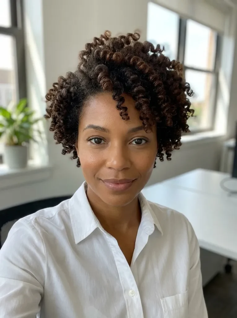 Tapered Twist Out Pixie