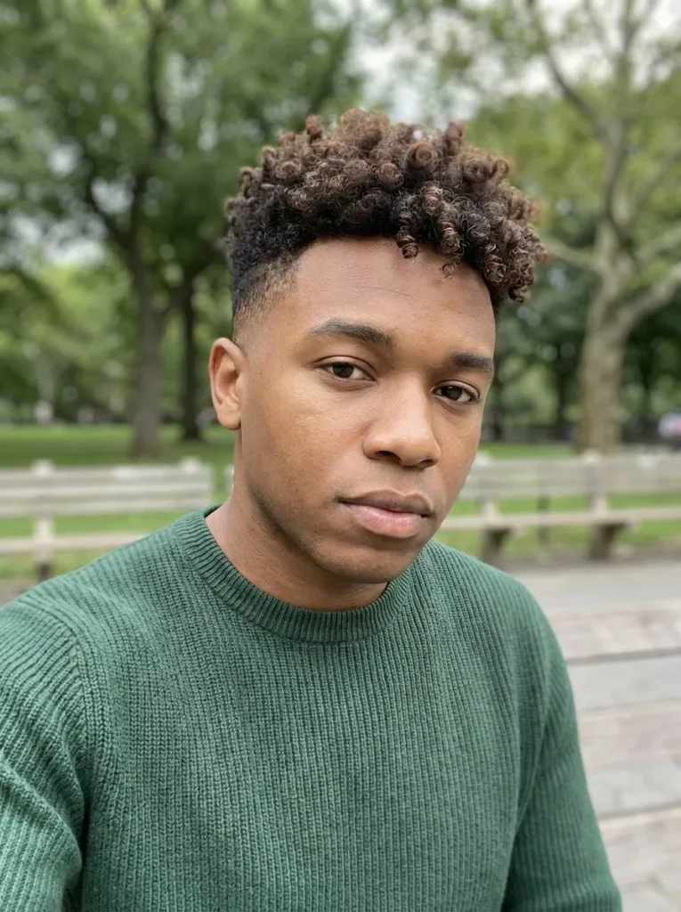 Temple Fade Curls