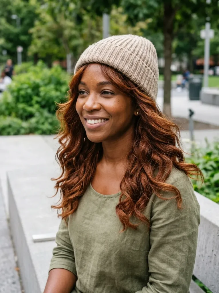 Textured Beanie Waves