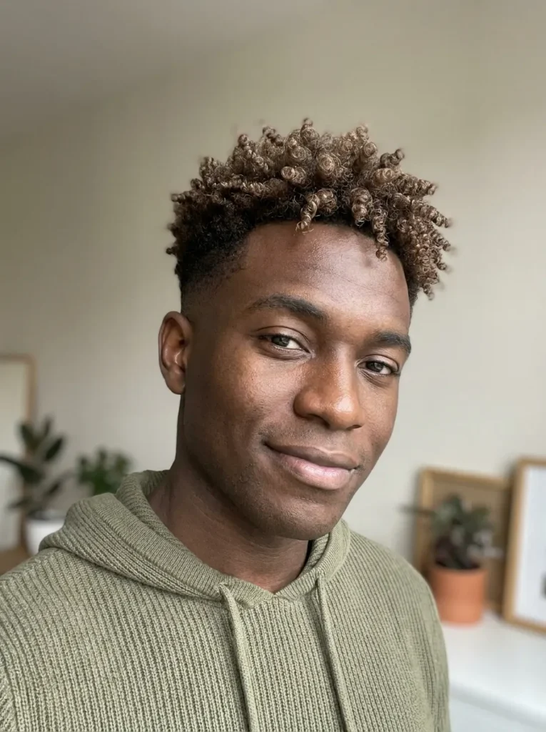 Textured Curl Fade