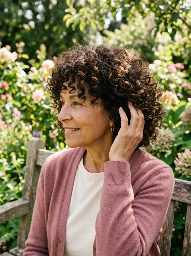 Textured Curly Bob