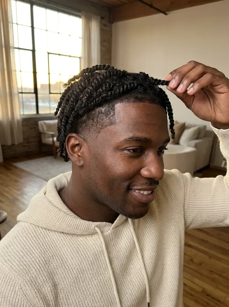 Textured Fade Twist
