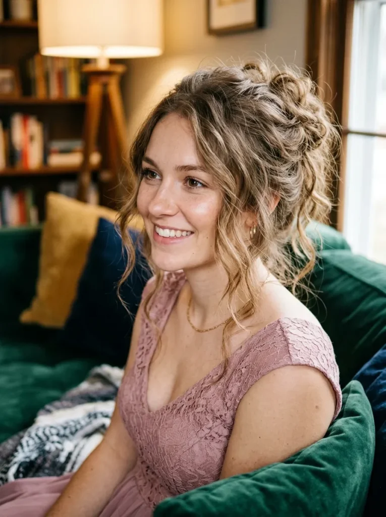 Textured Messy Bun