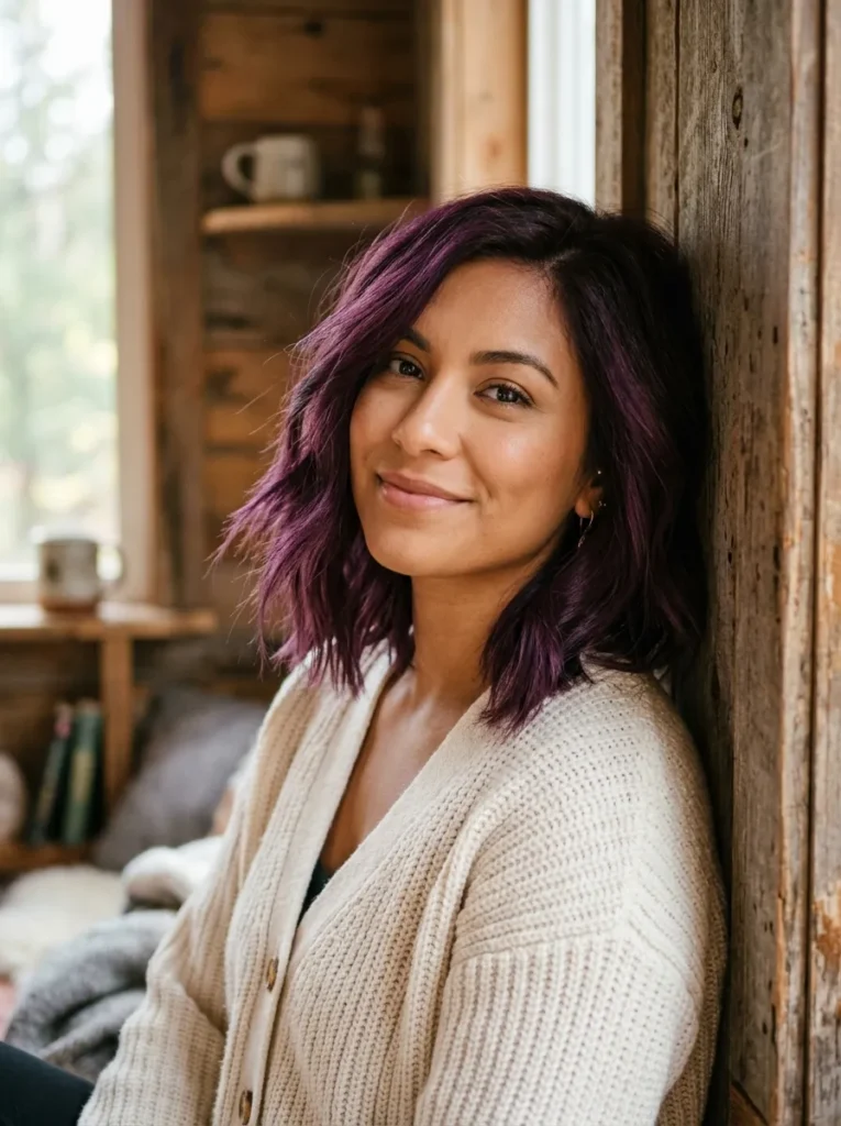 Textured Purple Lob