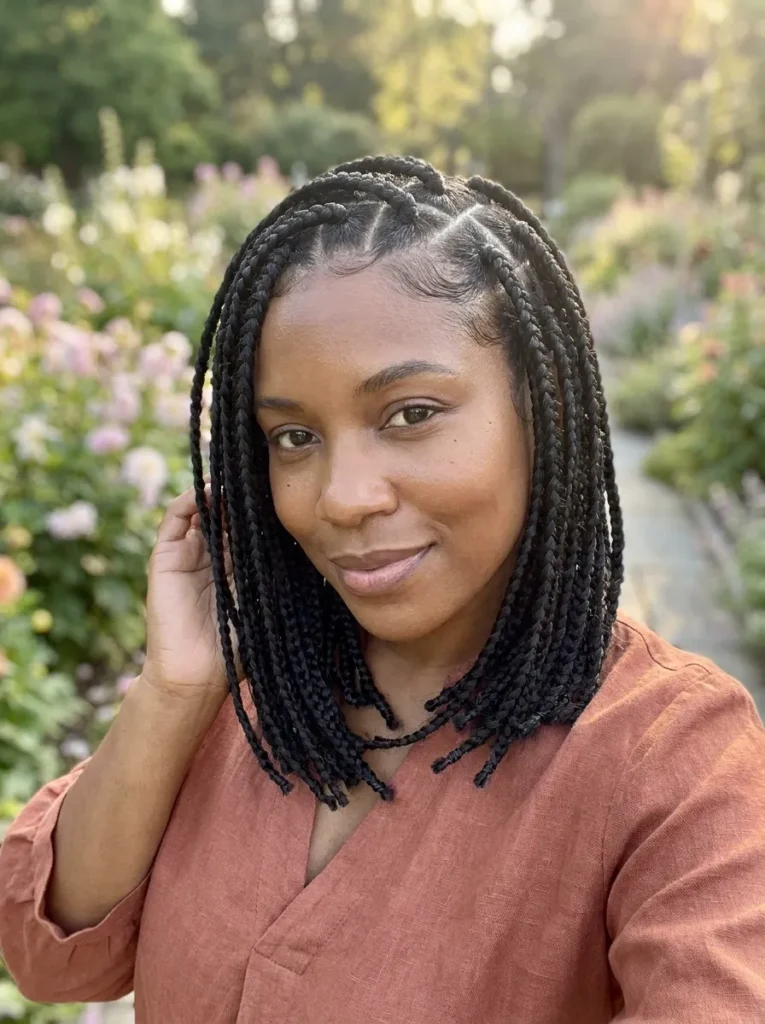 Triangle Box Braids