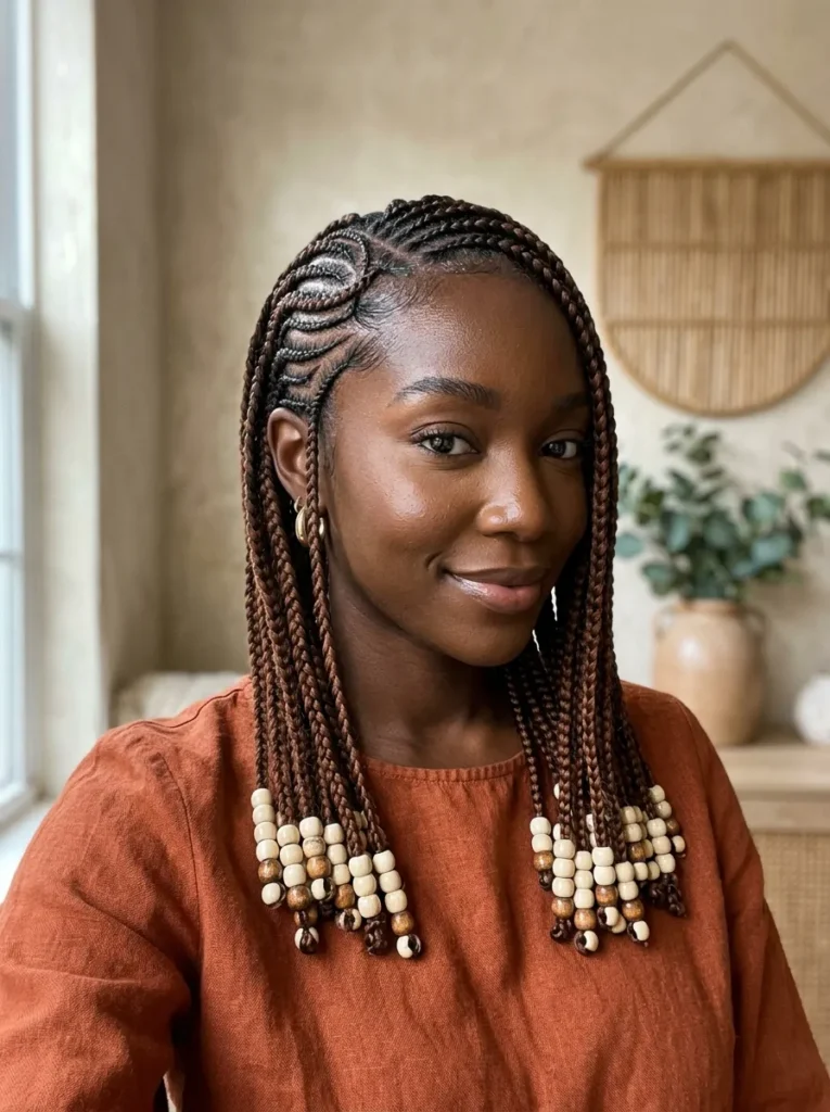 Tribal Braids With Beads
