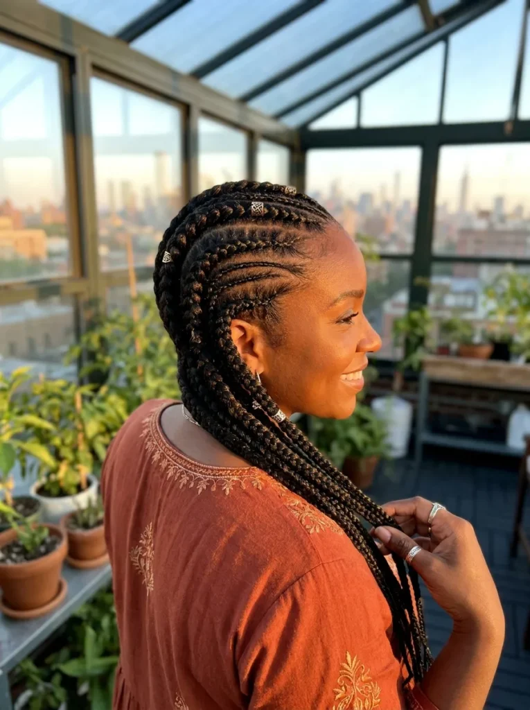 Tribal Cornrow Braids