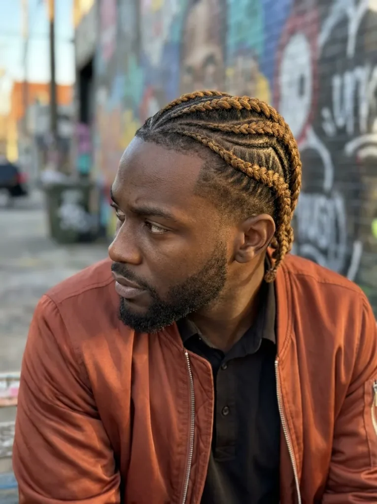 Tribal Pattern Cornrows