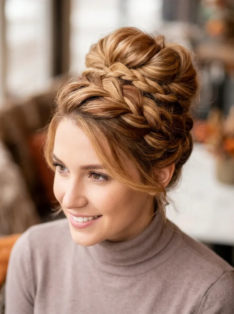 Twisted Braid Updo