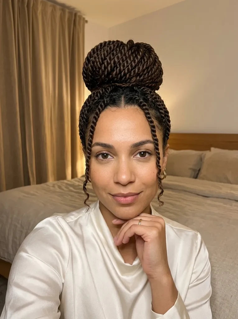 Twisted Bun Style