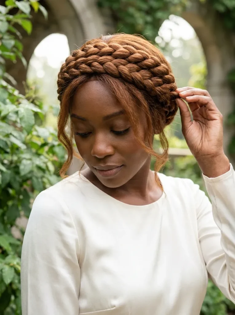 Twisted Crown Braids