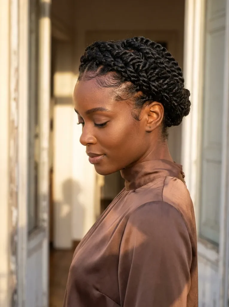 Twisted Crown Updo