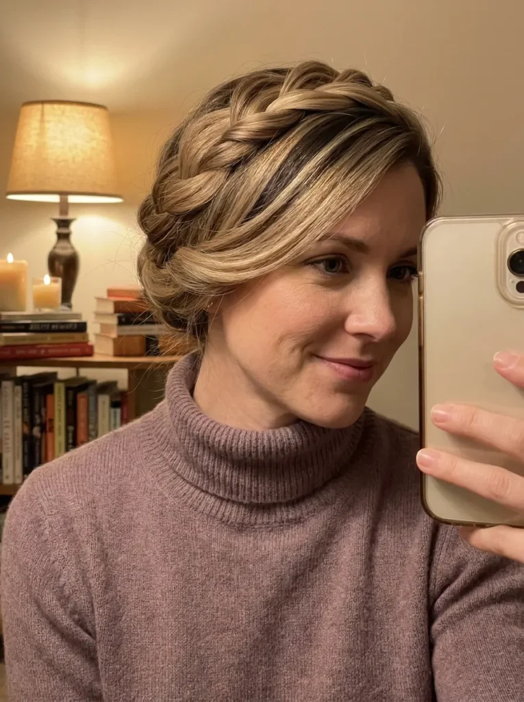 Twisted Crown Updo