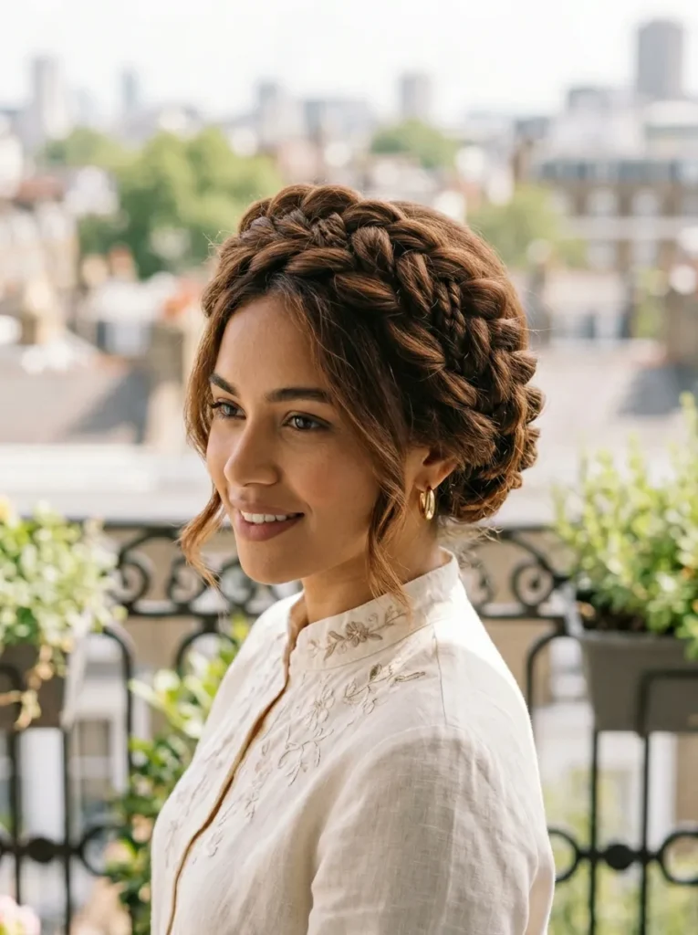 Twisted Halo Updo