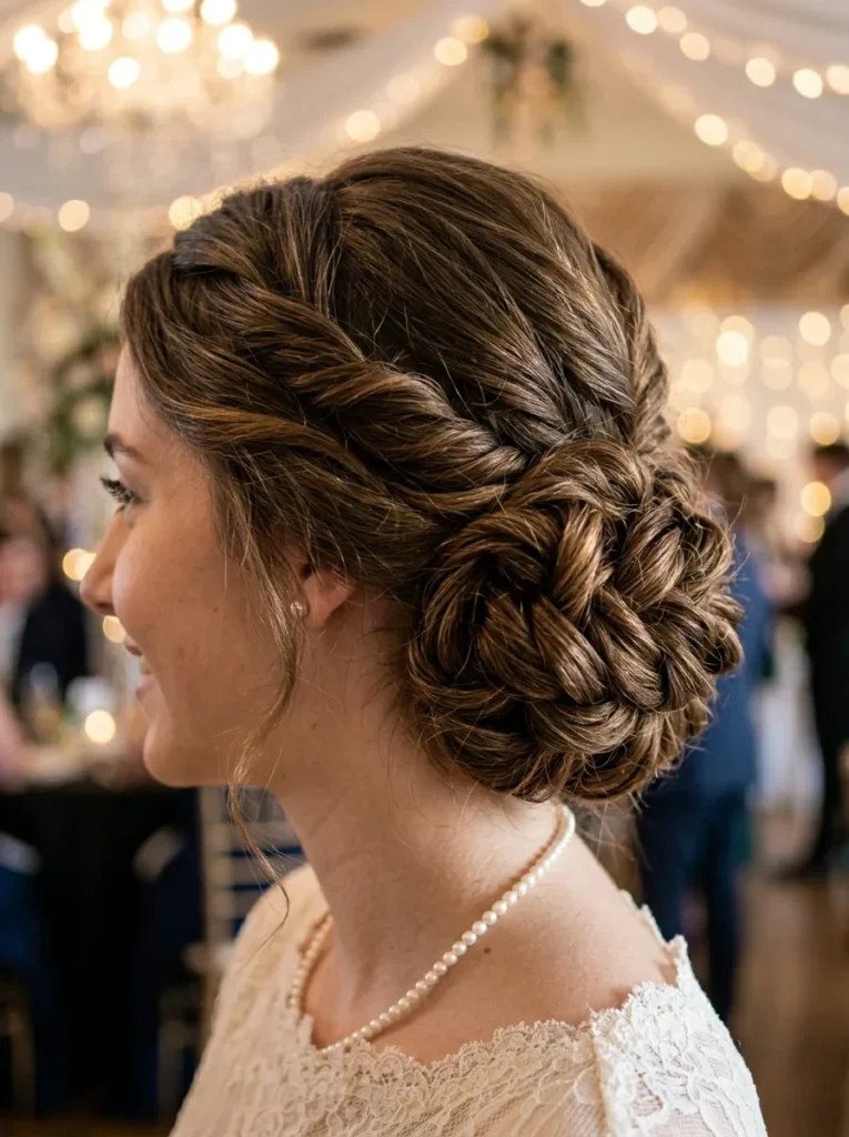 Twisted Low Bun