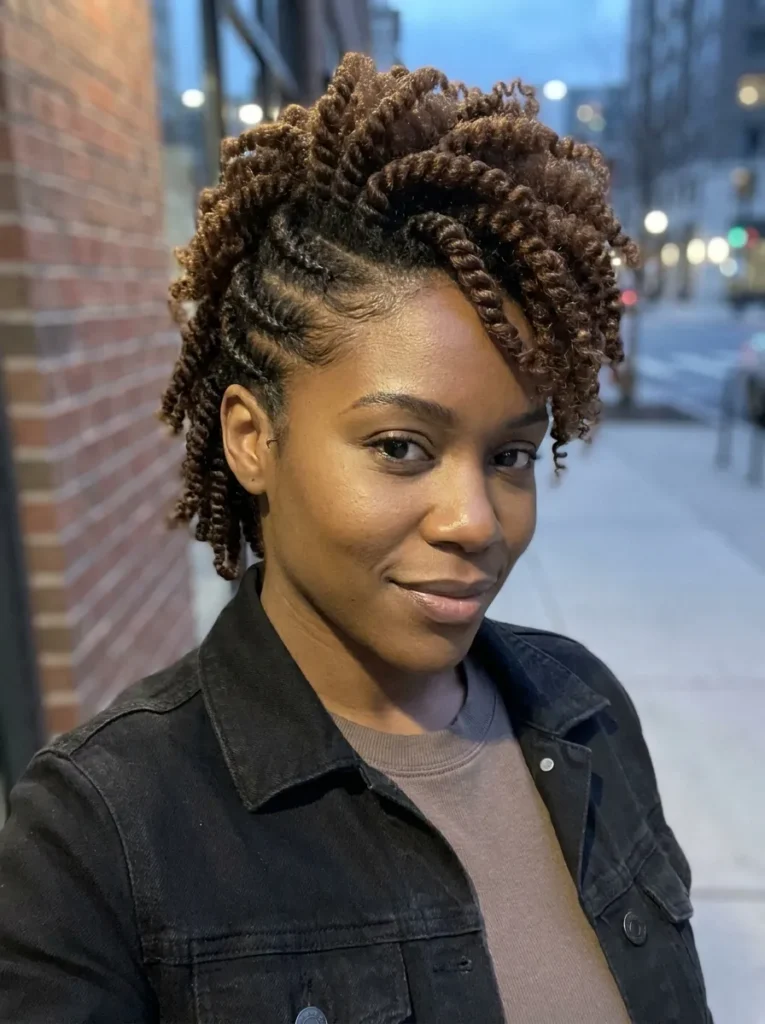 Twisted Mohawk Style