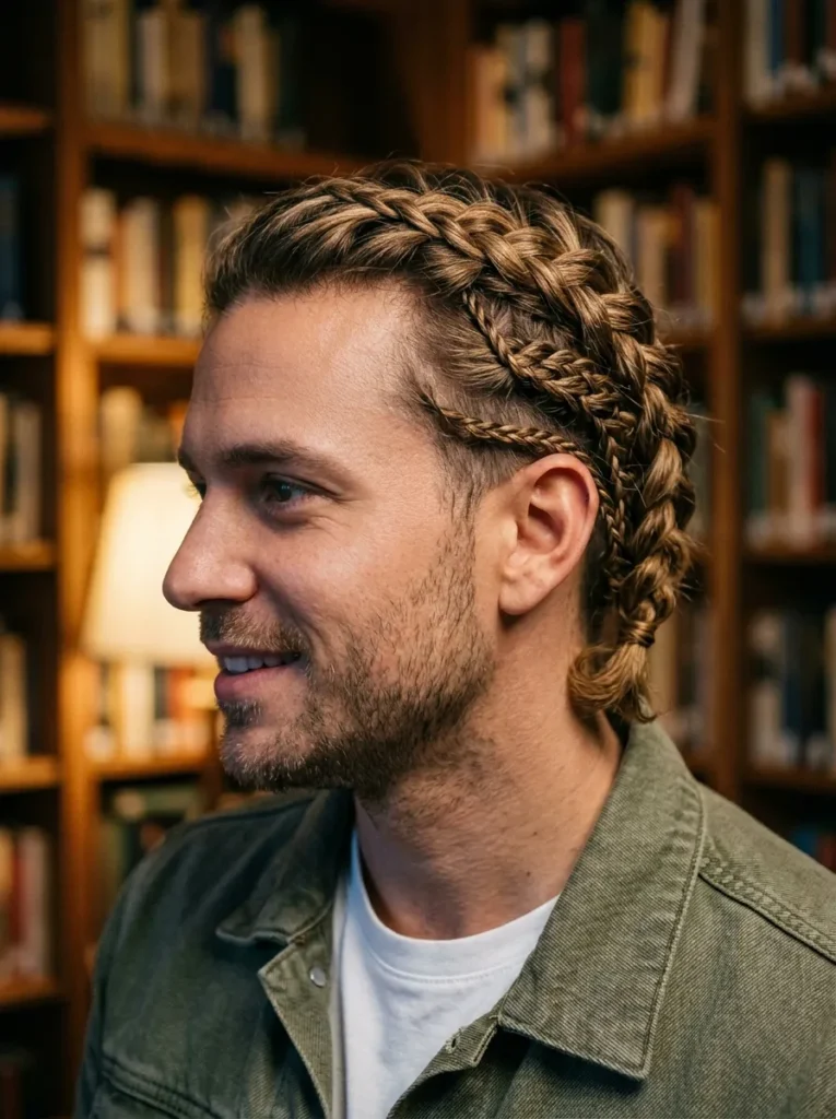 Twisted Side Braids