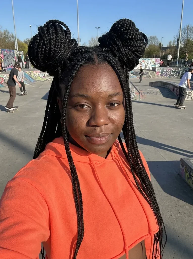 Two Jumbo Space Buns