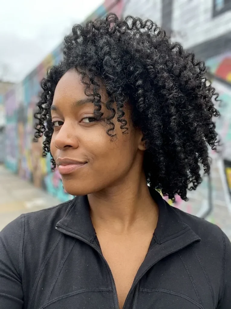 Undercut Curly Bob