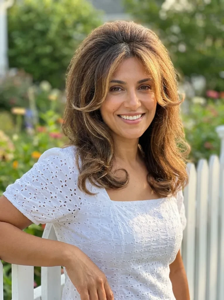 Voluminous Blowout with Face Framing