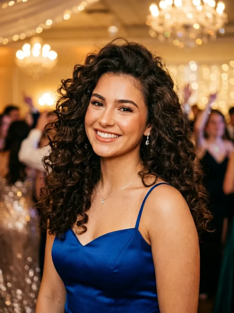 Voluminous Bouncy Curls