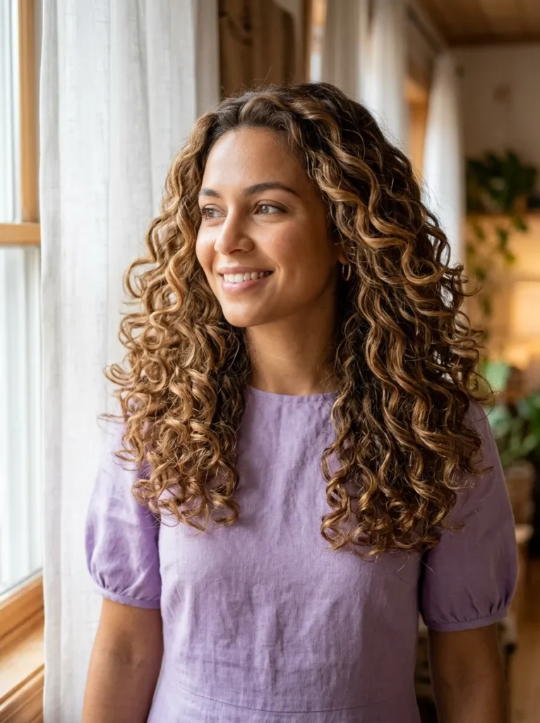 Voluminous Loose Curls