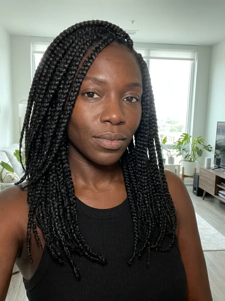 Waist Length Floor Length Box Braids Hairstyles