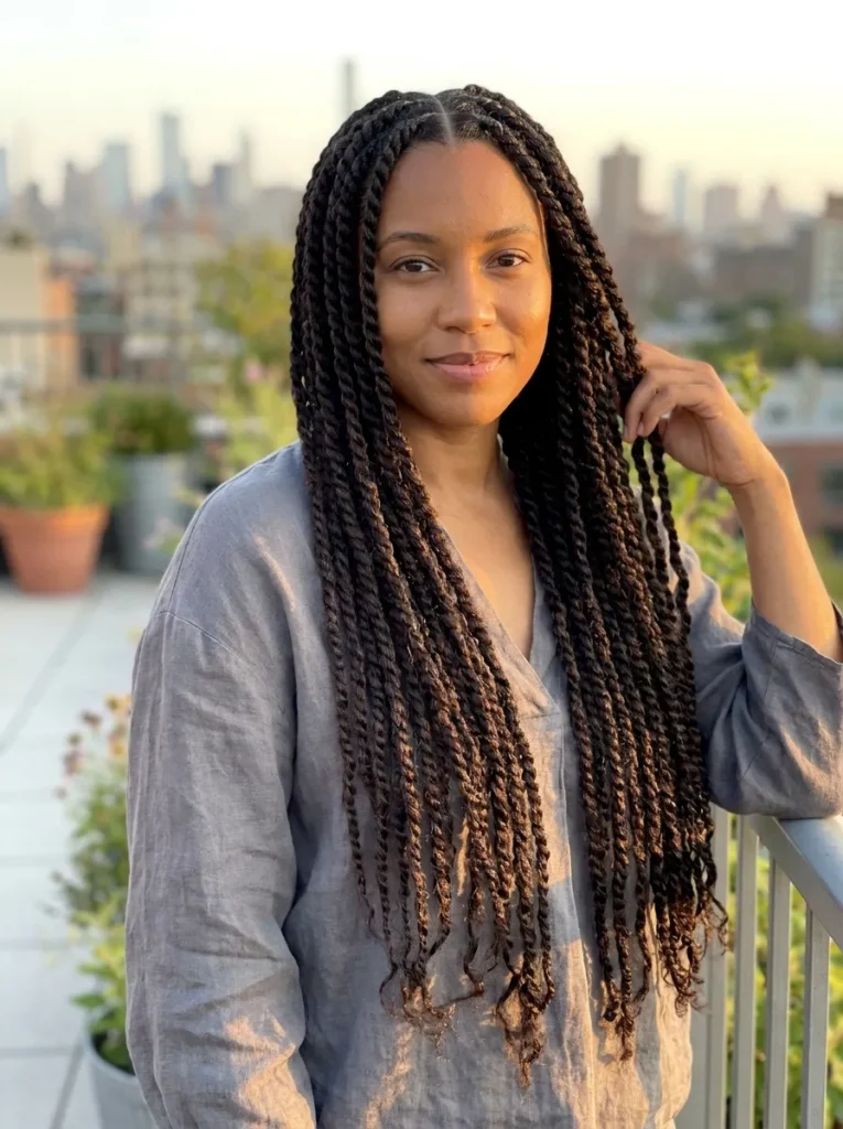 Waist Length Twists
