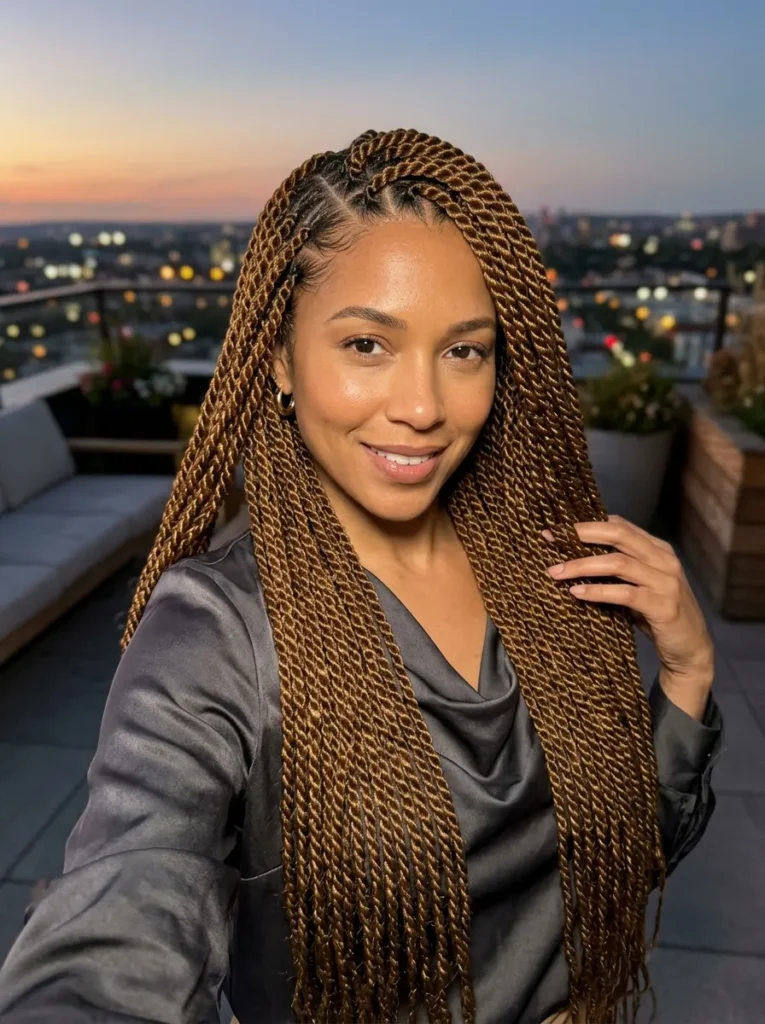 Waist Length Twists