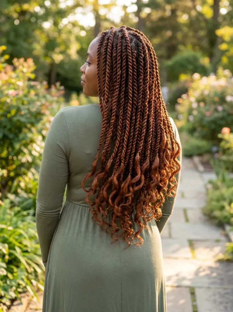 Waist Length Twists