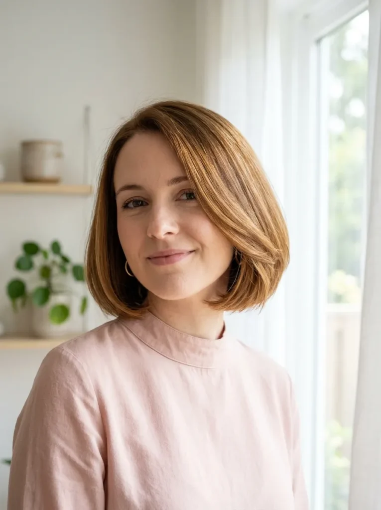 Warm Caramel Bob