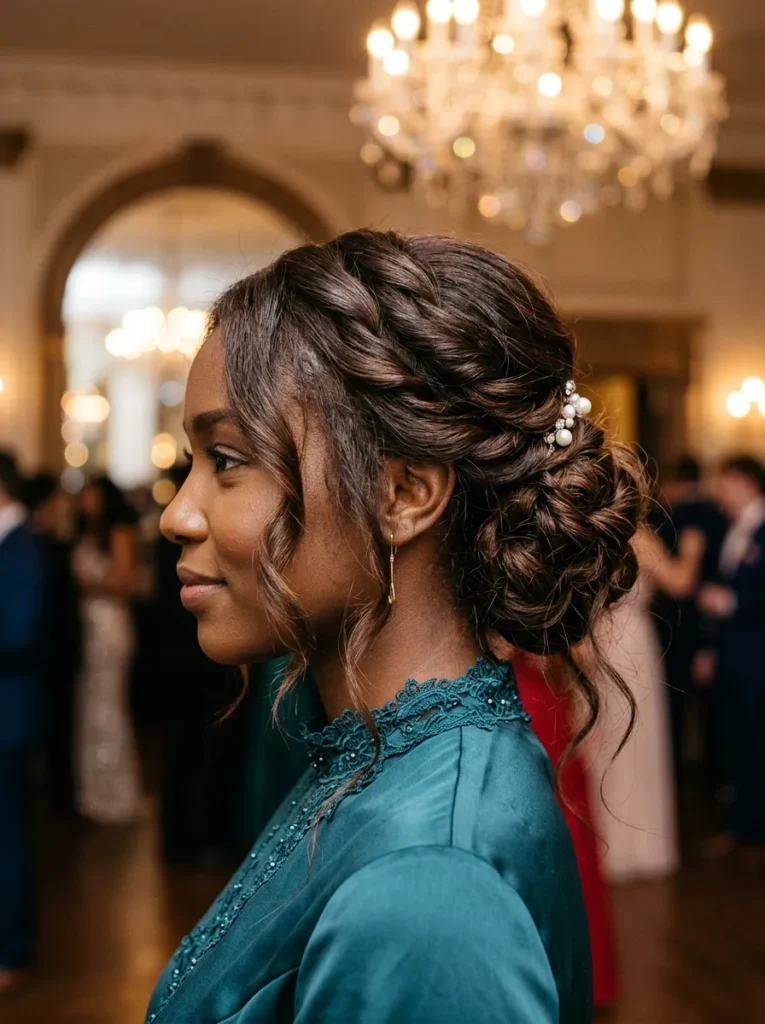 Waterfall Twist Updo